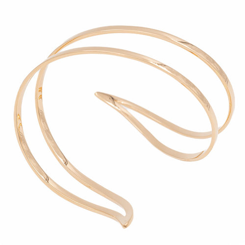 Bracelet Ginette NY Wise Cuff - Bracelet jonc en or rose 18 carats 58 Facettes 2485251CN