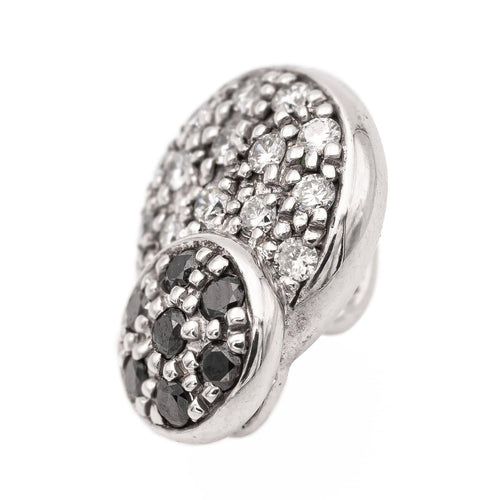 Pendentif Pendentif en or blanc 18 carats serti de diamants 58 Facettes 2487215CN