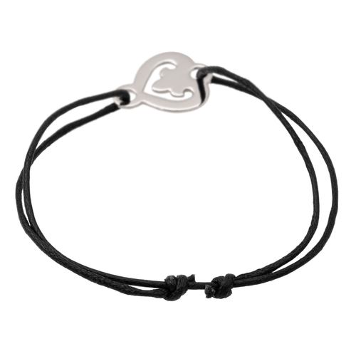 Bracelet O.J. Perrin Bracelet Coeur légendes Or blanc 58 Facettes 2487268CN