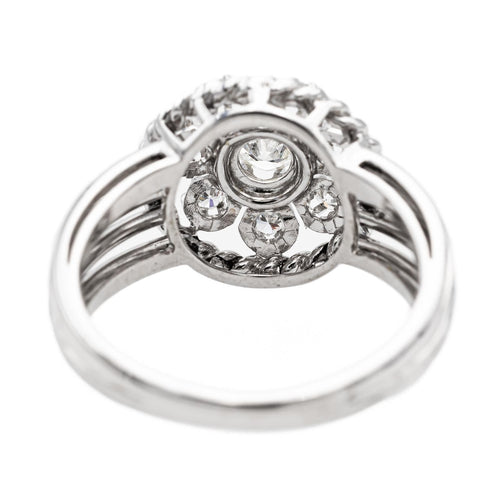 Bague 55.5 Bague Marguerite Platine Diamant 58 Facettes 2490560CN