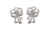 Boucles d'oreilles Boucles d’oreilles années 1950 en platine et or blanc, diamants 58 Facettes 24951b