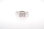 Bague 52 Bague en or blanc 18k avec diamants 58 Facettes 24992/24941