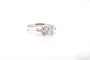 Bague 52 Bague en or blanc 18k avec diamants 58 Facettes 24992/24941