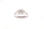 Bague 52 Bague en or blanc 18k avec diamants 58 Facettes 24992/24941