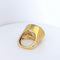 Bague 55 Bague cocktail en or jaune 18 carats, diamants et topaze bleue 58 Facettes 25024