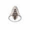 Bague 53 Bague marquise sertie de diamants en or gris 18k 58 Facettes 1