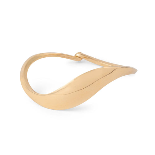 Bracelet Jacques Moniquet - Bracelet jonc ondulé en or jaune 18k 58 Facettes 1