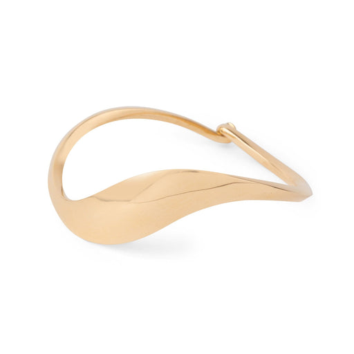 Bracelet Jacques Moniquet - Bracelet jonc ondulé en or jaune 18k 58 Facettes 1