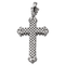 Pendentif Pendentif croix en or blanc 18 carats et diamants 58 Facettes 2505463CN