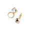 Boucles d'oreilles Pomellato Nudo - Boucles d'oreilles en or rose 18k et cristal de roche 58 Facettes 1