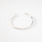 Bracelet Bracelet jonc ouvert serti de diamants en or gris 18k 58 Facettes 1