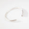 Bracelet Bracelet jonc ouvert serti de diamants en or gris 18k 58 Facettes 1