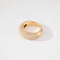 Bague 59 Chaumet - Bague jonc Pneu pavée en or jaune et diamants 58 Facettes 1