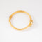 Bracelet Lalaounis - Bracelet jonc ciselé en or jaune 22K 58 Facettes 1