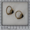 Boucles d'oreilles Boucles d'oreilles baroques ibériques, vers 1725 – Or 18 carats et pierres de pâte serties sur papier métallisé 58 Facettes 25115-0312