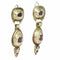 Boucles d'oreilles Boucles d’oreilles ibériques baroques en or jaune 14K et grenats 58 Facettes 25115-0314