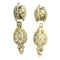 Boucles d'oreilles Boucles d’oreilles ibériques baroques en or jaune 14K et grenats 58 Facettes 25115-0314
