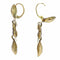Boucles d'oreilles Boucles d’oreilles ibériques baroques pendantes en or jaune 18K et grenats 58 Facettes 25115-0315