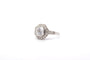 Bague 53 Bague en platine avec diamant 1,40 ct et diamants 58 Facettes 25144-26280