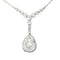 Collier Art déco - Collier pendentif en platine avec diamant poire 58 Facettes 25203-0190