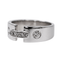 Bague 47 Bague en or blanc 18 carats sertie de diamants 58 Facettes 2527582CN
