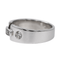 Bague 47 Bague en or blanc 18 carats sertie de diamants 58 Facettes 2527582CN