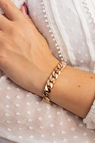Bracelet Bracelet Gourmette Or rose 58 Facettes 2528377CN