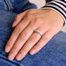 Ring 53 Princess Diamond Ring White Gold 58 Facettes DV0311-1