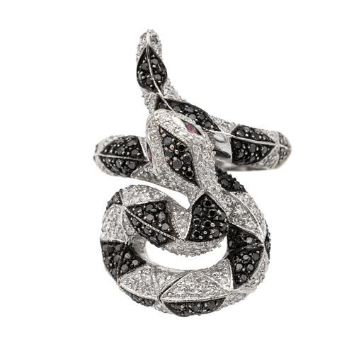 Bague 53 Bague Or blanc Diamant 58 Facettes 2529124CN