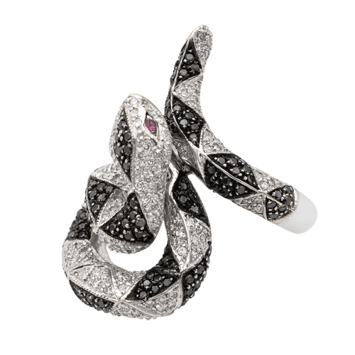 Bague 53 Bague Or blanc Diamant 58 Facettes 2529124CN