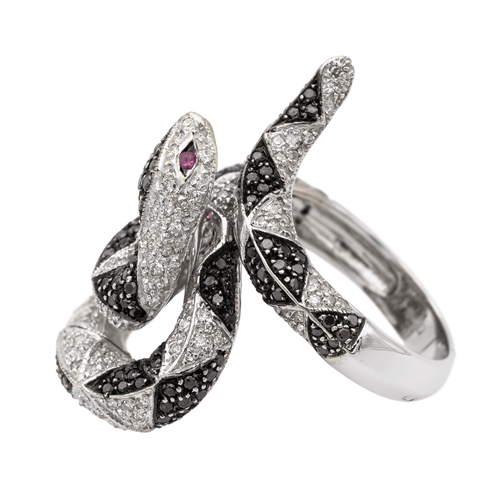 Bague 53 Bague Or blanc Diamant 58 Facettes 2529124CN