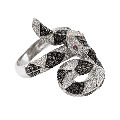 Bague 53 Bague Or blanc Diamant 58 Facettes 2529124CN