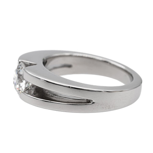 Bague 49 Bague Solitaire Or blanc Diamant 58 Facettes 2529125CN