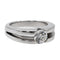 Bague 49 Bague Solitaire Or blanc Diamant 58 Facettes 2529125CN