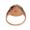 Bague 49 Bague cluster en or jaune 14K, argent et diamants taille table (vers 1600) 58 Facettes 25296-0103
