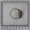 Bague 49 Bague cluster en or jaune 14K, argent et diamants taille table (vers 1600) 58 Facettes 25296-0103