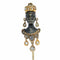 Montre Épingle de cravate victorienne Blackamoor couronnée en or 18K et diamants 58 Facettes 25321-0230