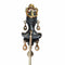 Montre Épingle de cravate victorienne Blackamoor couronnée en or 18K et diamants 58 Facettes 25321-0230