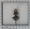 Montre Épingle de cravate victorienne Blackamoor couronnée en or 18K et diamants 58 Facettes 25321-0230