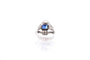 Bague 52 Bague Art déco en platine au saphir et diamants 58 Facettes 25373