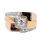 Bague 52 Bague en or rose et jaune 18 carats, platine et diamants 58 Facettes 2538630CN