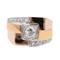 Bague 52 Bague Or rose, Platine, Or jaune Diamant 58 Facettes 2538630CN