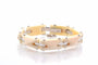 Bracelet Bracelet Art déco en platine et bakélite 58 Facettes 25435