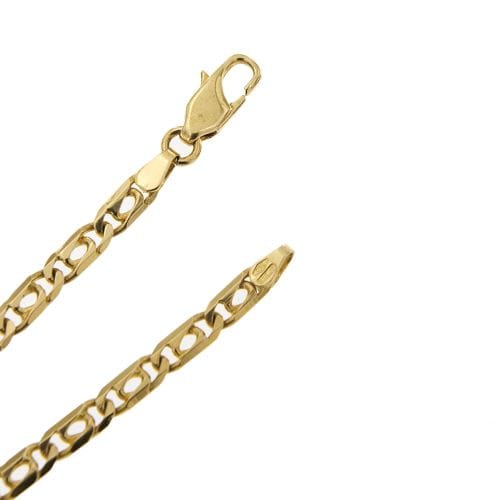Bracelet Bracelet homme avec plaque en or jaune 18 ct 58 Facettes 25474