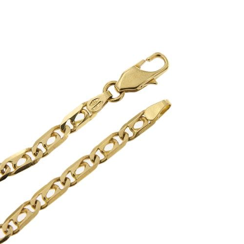Bracelet Bracelet homme avec plaque en or jaune 18 ct 58 Facettes 25474