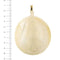 Pendentif Pendentif rond en nacre sculptée et or jaune 18 ct 58 Facettes 25488-1