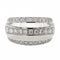 Bague 57 Chopard La Strada - Bague bandeau en or blanc et diamants 58 Facettes 2549311CN