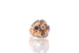Bague 49 Bague dôme années 1950 en or jaune 18k, diamants et saphirs 58 Facettes 25514 dv