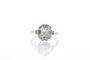 Bague 53 Bague en or blanc 18 carats avec diamants 58 Facettes 25562 25007b