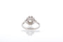 Bague 53 Bague en or blanc 18 carats avec diamants 58 Facettes 25562 25007b